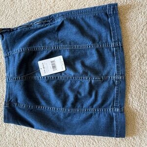 New Free People Stretch Denim Mini Skirt Size 4